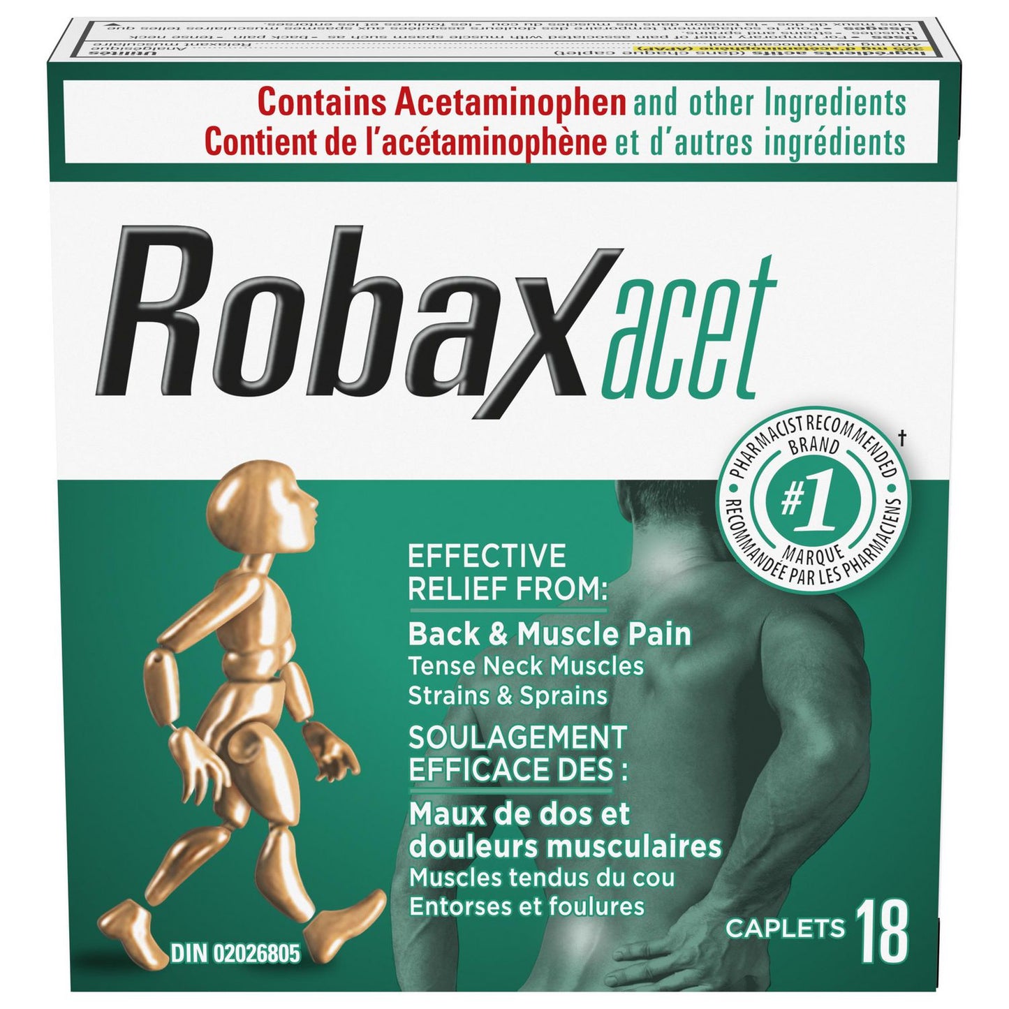 Robaxacet 18 caplets