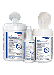 (12/CS) TUB/60 Accel INTERVention Disinfectant Wipe 10x10