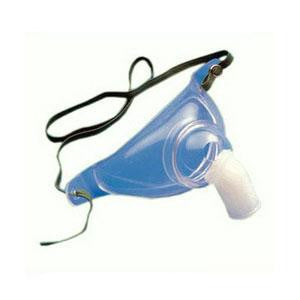 (CS50) EA/1 MASK OXYGEN TRACHEOSTOMY ADULT DISPOSABLE SWIVEL CONNECTOR w/STRAP CLIP