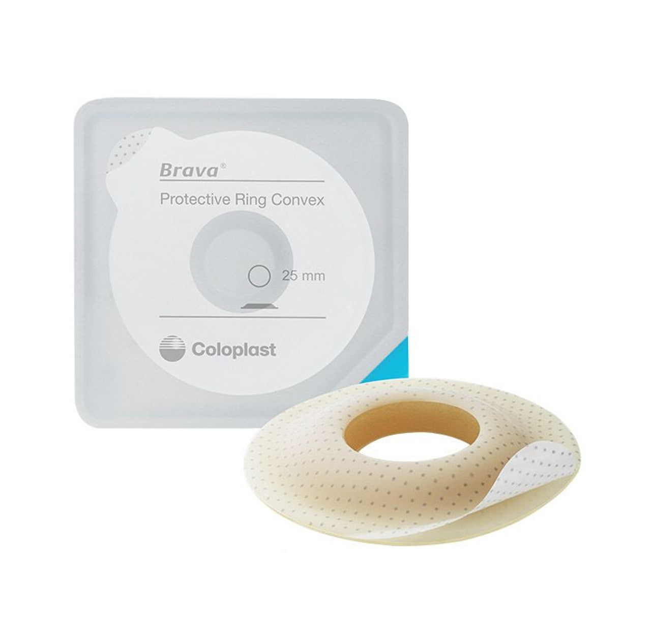 BX/10 BRAVA PROTECTIVE RING CONVEX 20/60mm 6.6mm FOR FLUSH & RETRACTED STOMAS