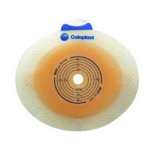 SenSura® Click Skin Barrier, Non-Convex, Cut-to-Fit Stoma Opening 3/8" - 2-1/8" (10mm - 55mm), Flange 2-3/8" (60mm) - Box of 5