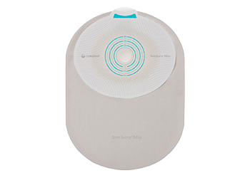 SenSura® One-Piece Mio Closed Pouch, Opaque with inspection window 8-1/2" (22cm), Non-convex, Stoma Opening 5/8" - 1-3/4" (15mm - 45mm) - Box of 30