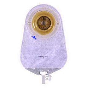 Assura® One-Piece Urostomy Pouch, Transparent 10-1/2" (27cm), Extra Extended Wear, Convex, Stoma Opening 5/8" - 1-1/4" (15mm - 33mm) - Box of 10
