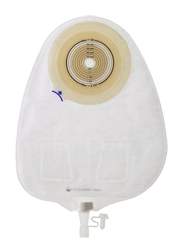 Assura® One-Piece Urostomy Pouch, Transparent 10" (25cm), Extra Extended Wear, Convex Light, Stoma Opening 5/8" - 1-3/4" (15mm - 43mm) - Box of 10