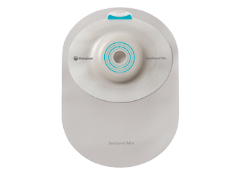SenSura® One-Piece Mio Closed Pouch, Opaque with inspection window 8-1/2" (22cm), Convex Light, Stoma Opening 3/8" - 1-3/4" (10mm - 43mm) - Box of 10