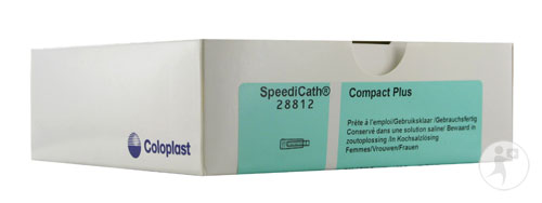 SpeediCath® Compact Female Plus Hydrophilic Catheter, 12 FR - Box of 30
