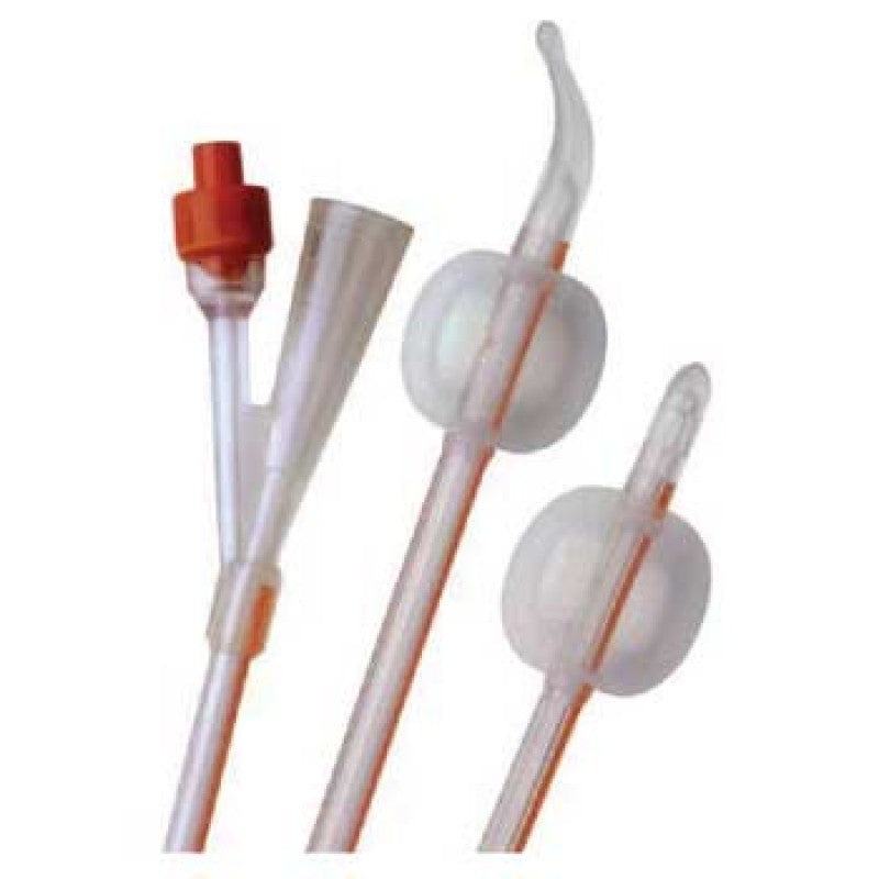 BX/5 CYSTO-CARE SILICONE FOLEY CATHETER, SIZE 10FR 15CC BALLOON