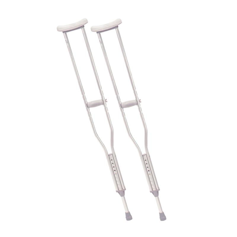 Walking Crutches with Underarm Pad and Handgrip, Tall Adult - 1 Pair
