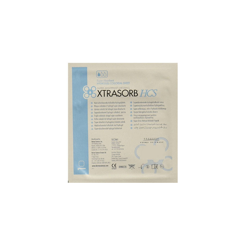 BX/10 XTRASORB HYDROGEL COLLOID, ADHESIVE DRESSING 4.3" x 4.3"