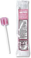 BG/250 SAGE TOOTHETTE ORAL SWAB UNTREATED INDIVIDUALLY WRAPPED SOFT FOAM W/ RIDGES UNFLAVOURED