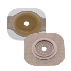 New Image Flat Flextend Skin Barrier, Cut-to-Fit Stoma up to 1-3/4" (44mm) Flange 2-1/4" (57mm) - Box of 5
