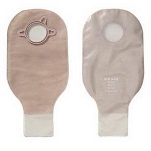 New Image Two-Piece Drainable Pouch, Flange 2-1/4" (57mm) Transparent 12" (30cm) - Box of 10