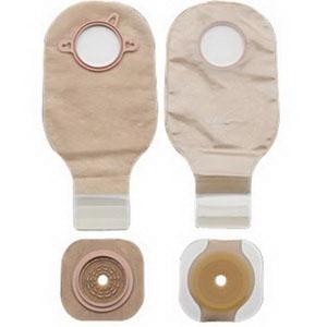 New Image Two-Piece Drainable Ostomy Kit, Cut-to-Fit Stoma up to 1-1/4" (32mm), Flange 1-3/4" (44mm), Sterile, Lock 'n Roll Closure - Box of 5