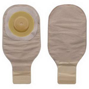Premier One-Piece Drainable Pouch, Pre-Cut Stoma Opening up to 2" (51mm), Beige 12" (30cm), Lock 'n Roll Closure - Box of 5