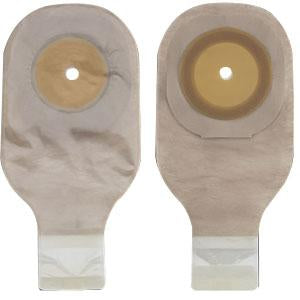 Premier One-Piece Drainable Pouch, Cut-to-Fit Stoma up to 2-1/2" (64mm), Ultra-Clear 12" (30cm), Lock 'n Roll Closure - Box of 10