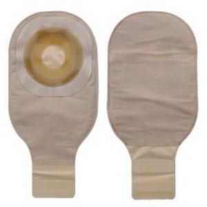 Premier One-Piece Drainable Pouch, Pre-Cut Stoma Opening 1" (25mm), Transparent 12" (30cm), Lock 'n Roll Closure - Box of 10