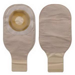 Premier One-Piece Drainable Pouch, Pre-Cut Stoma Opening 1-1/4" (32mm), Transparent 12" (30cm), Lock 'n Roll Closure - Box of 10