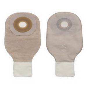 Premier One-Piece Drainable Pouch, Pre-Cut Stoma Opening 2-1/2" (64mm), Transparent 12" (30cm), Clamp Closure - Box of 10