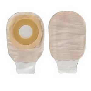 Premier One-Piece Drainable Pouch, Pre-Cut Stoma Opening 1-1/4" (32mm), Beige 9" (23cm), Clamp Closure - Box of 10