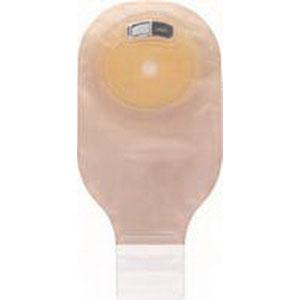 Premier One-Piece Drainable Pouch, Pre-Cut Stoma Opening up to 2-1/2" x 3" (66mm x 77mm), Transparent 12" (30cm), Lock 'n Roll Closure - Box of 10