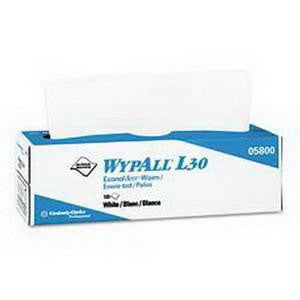 (CS10) PKG/126 KIMBERLY CLARK TERI WIPE, 4 PLY, WHITE 9.75IN X 16.5