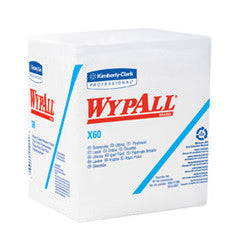 (CS12) PKG/76 KIMBERLY CLARK WYPALL X60 REINFORCED WIPES, WHITE 12.5IN X 14.4IN