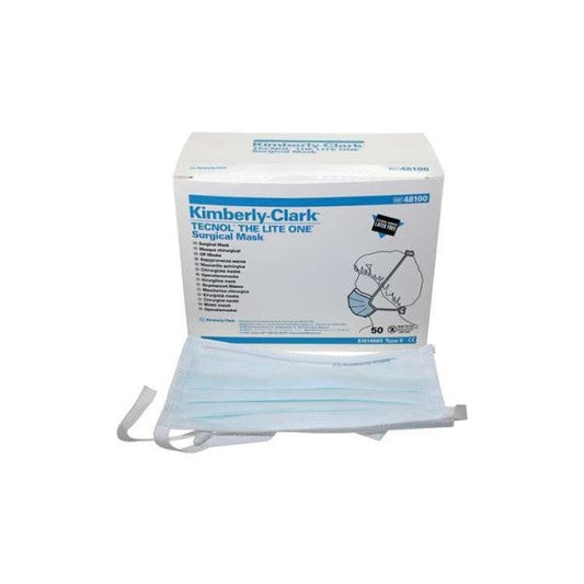 BX/50 FACE MASKS, LITE ONE, TIE - (NON-RETURNABLE)