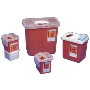 (CS/60) EA/1 SHARPSAFETY LARGE VOLUME SHARPS CONTAINERS 2.2 QUART,RED
