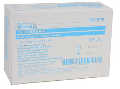 (CS10) BX/6 KENDALL PAPER TAPE. 2" X 10 YDS.