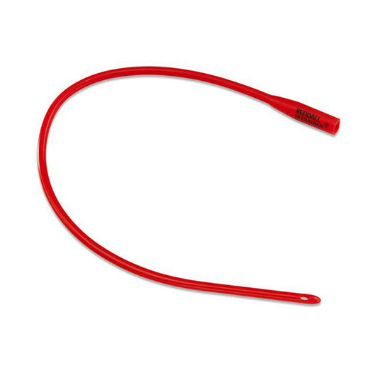 BX/12 CURITY ULTRAMER COUDE RED RUBBER CATHETER 14FR, 12".