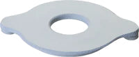 EA/1 MARLEN ALL-FLEXIBLE PETITE FLAT MOUNTING RING 5/8" OPENING, 3 3/4" X 2 7/8", GREEN NEOPRENE RUBBER