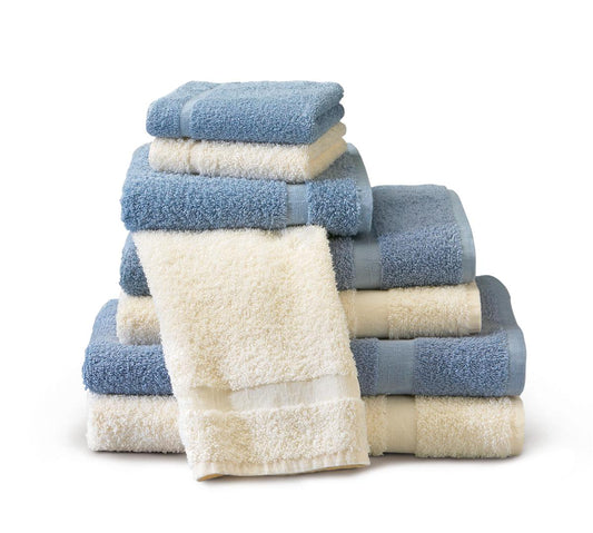 CS/60 HAND TOWEL,BLUE 16X27 3LB COTTON .