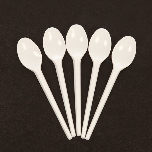 CS/1000 PLASTIC DISPOSABLE SPOONS, TEASPOON SIZE