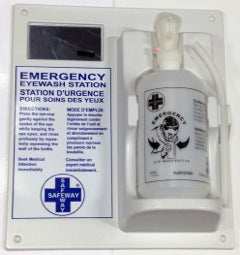 EA/1 PORTABLE EYE WASH STATION, HOLDS 1L BOTTLE, SOLUTION NOT INCLUDED