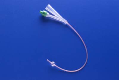BX/10 100% SILICONE 2-WAY FOLEY CATHETER, SIZE 8FR 3CC