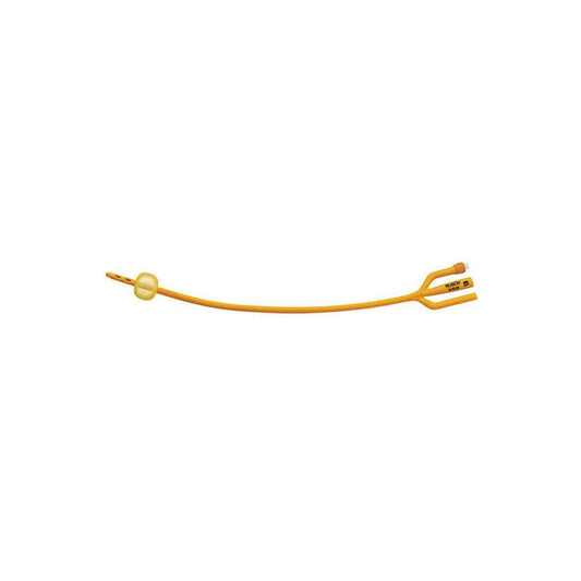 BX/10 GOLD SILICONE COATED 3-WAY FOLEY CATHETER, 22FR 16IN, 5CC STERILE AND LATEX