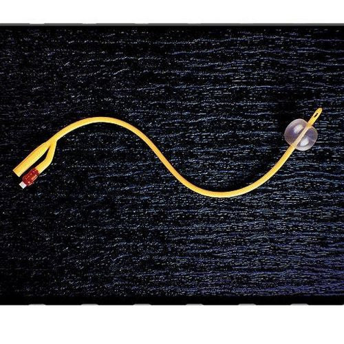 BX/10 GOLD SILICONE COATED 3-WAY FOLEY CATHETER, 22FR 30CC