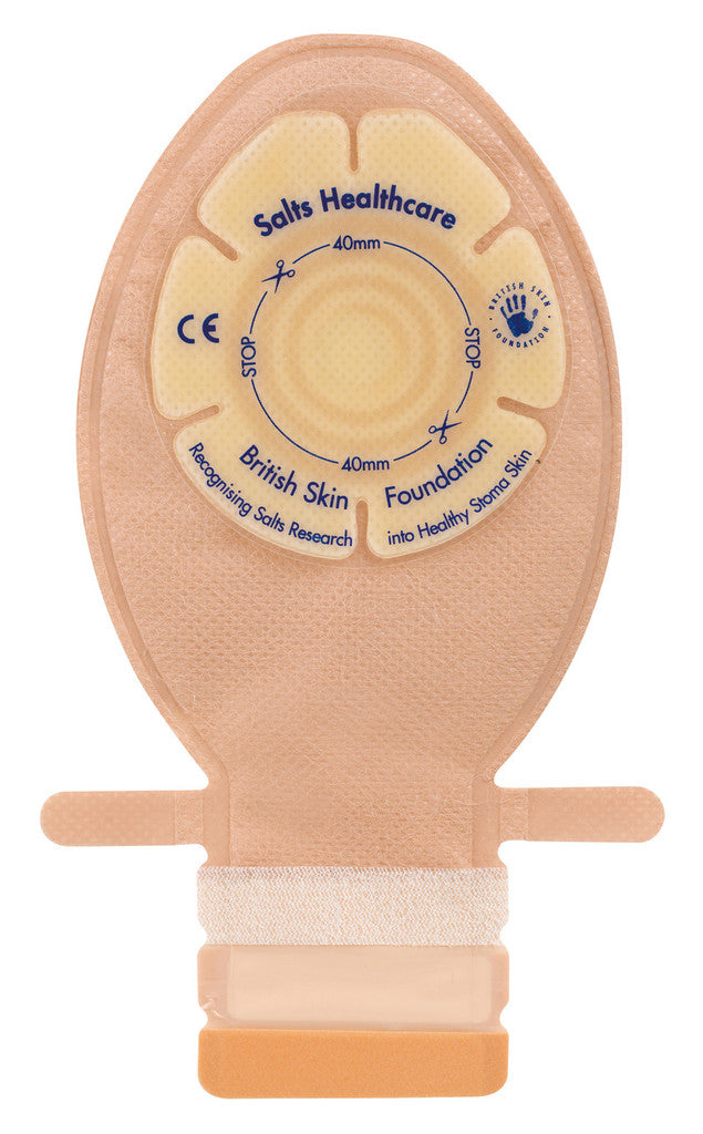 BX/30 CONFIDENCE COMFORT NEONATAL W/ FLEXIFIT 1-PC TRANSPARENT DRAINABLE POUCH CUT-TO-FIT 8-40MM W/ STARTER HOLE