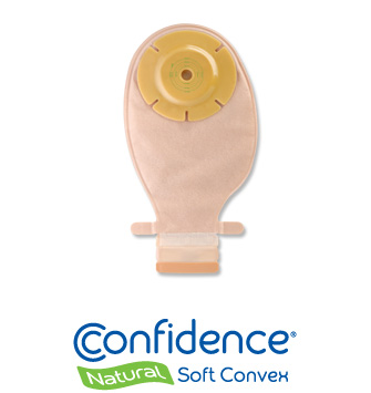 BX/10 CONFIDENCE NATURAL SOFT CONVEXITY WITH FLEXIFIT & ALOE DRAINABLE CUT TO FIT 13-52MM, SHORT.