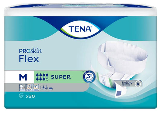 TENA® ProSkin⢠Flex Super Brief, Maximum Absorbency, Size 12/Medium