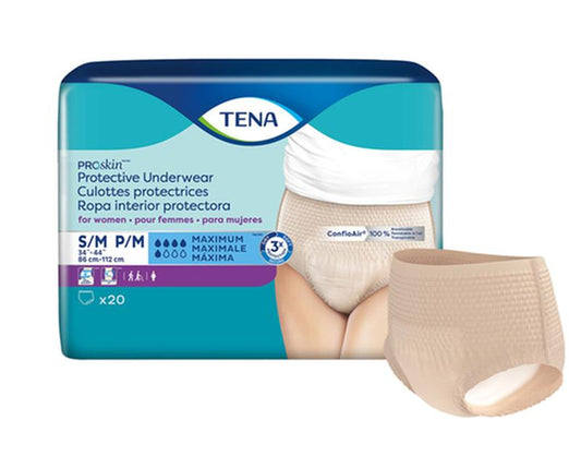 TENA® ProSkin™ Protective Incontinence Underwear for Women, Maximum Absorbency, Small/Medium
