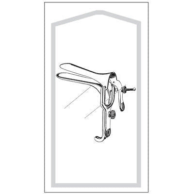 CS/50 VAGINAL SPECULUM STERILE, MEDIUM