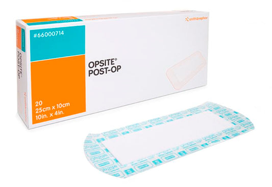 BX/20 OPSITE POST-OP ISLAND DRESSING, SIZE 15.5CM X 8.5CM