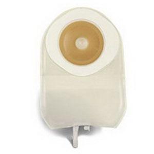 ActiveLife® One-Piece Durahesive® Skin Barrier, Pre-Cut Stoma Opening 1-1/8" (28mm), Urostomy Pouch, Transparent 9" (23cm), Bendable Tap - Box of 10
