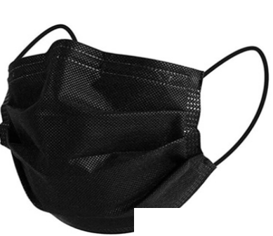 50 Disposable Masks - Black