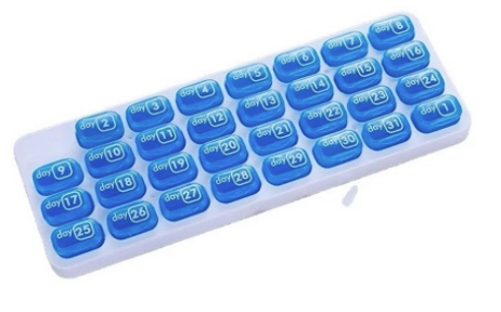 Pill Box - 31 Days (One month)