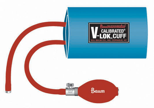 EA/ INFLATION BLOOD PRESSURE SYSTEM W/ V-LOK CUFF, BAG, BULB - ADULT