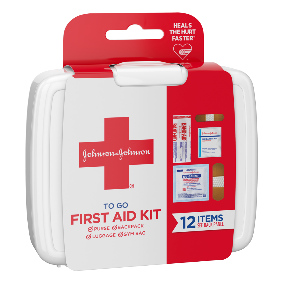 Johnson and Johnson To Go First Aid Kit 1/Pack of 6