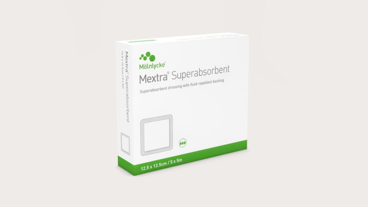 Mextra® Superabsorbent Wound Dressing, 22.5cm X 32.5cm - Box of 10