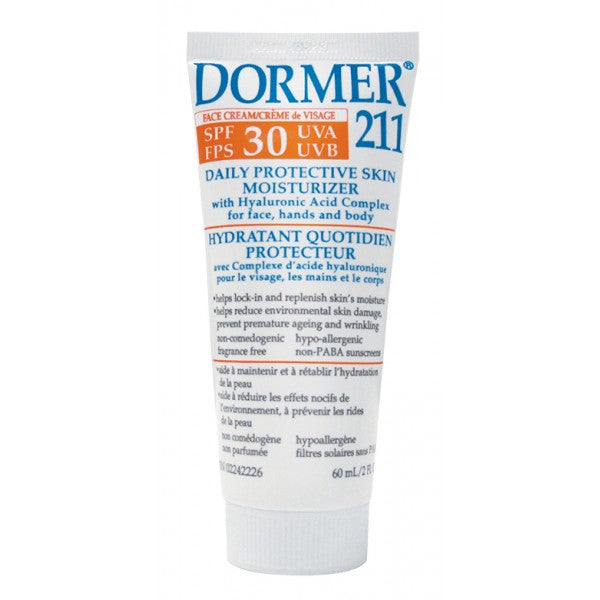 Dormer 211 Daily Protective Skin Moisturizer SPF 30